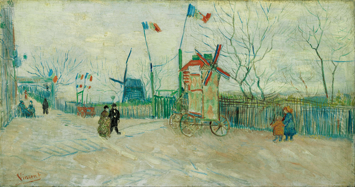  文森特·威廉·梵高  Vincent Willen Van Gogh —— 街道 (1887.2-4)